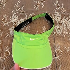neon green nike visor